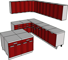 sketchup kitchen cabinet maribo intelligentsolutions co